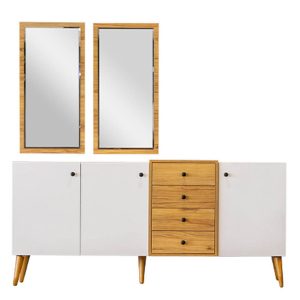 آینه و کنسول مدل برکه