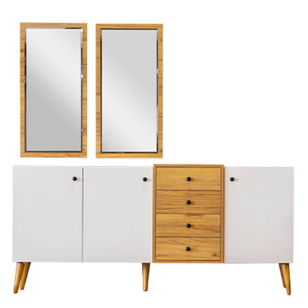 آینه و کنسول مدل برکه