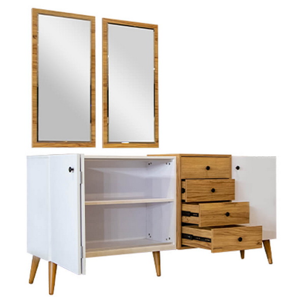 آینه و کنسول مدل برکه