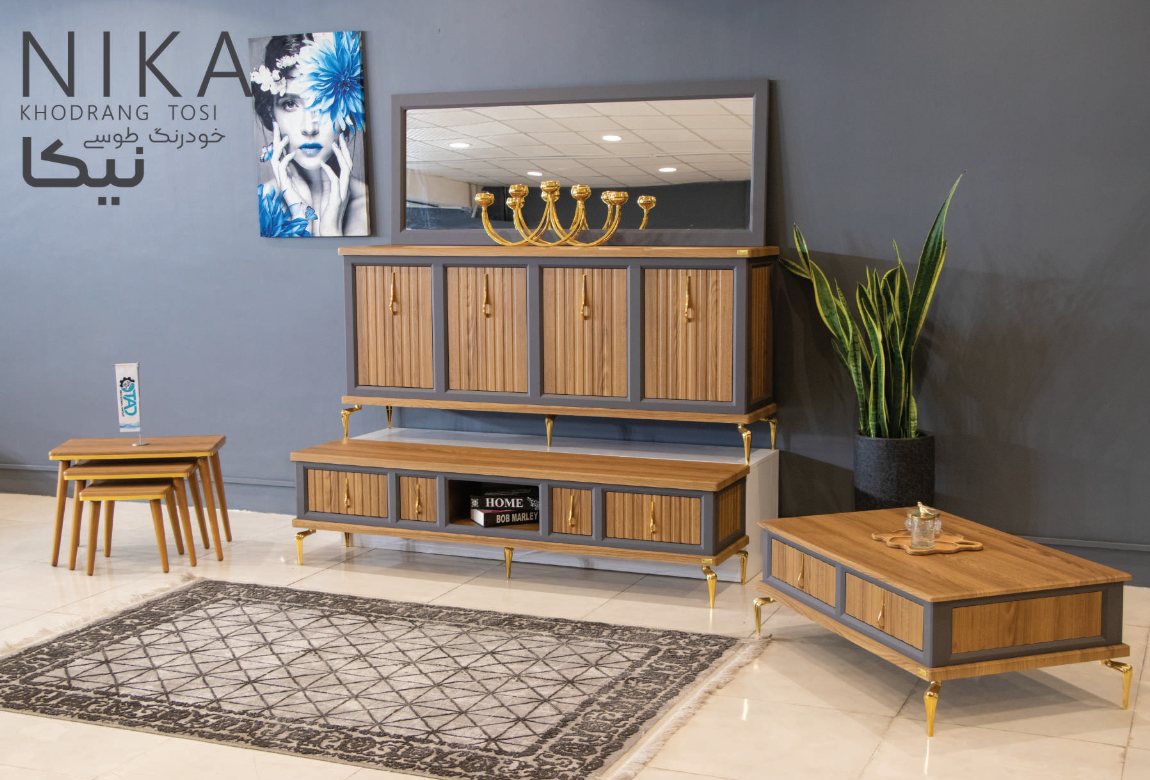 جلومبلی و عسلی مدل نیکا