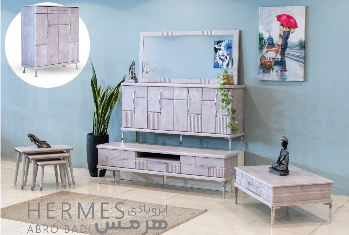 جلومبلی و عسلی مدل هرمس