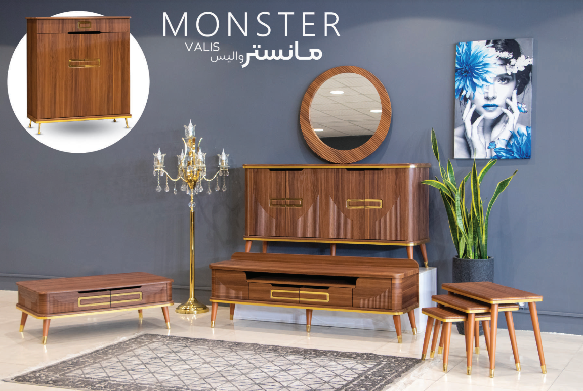 جلومبلی و عسلی مدل مانستر