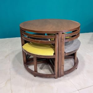 میز و صندلی کمجا گرد